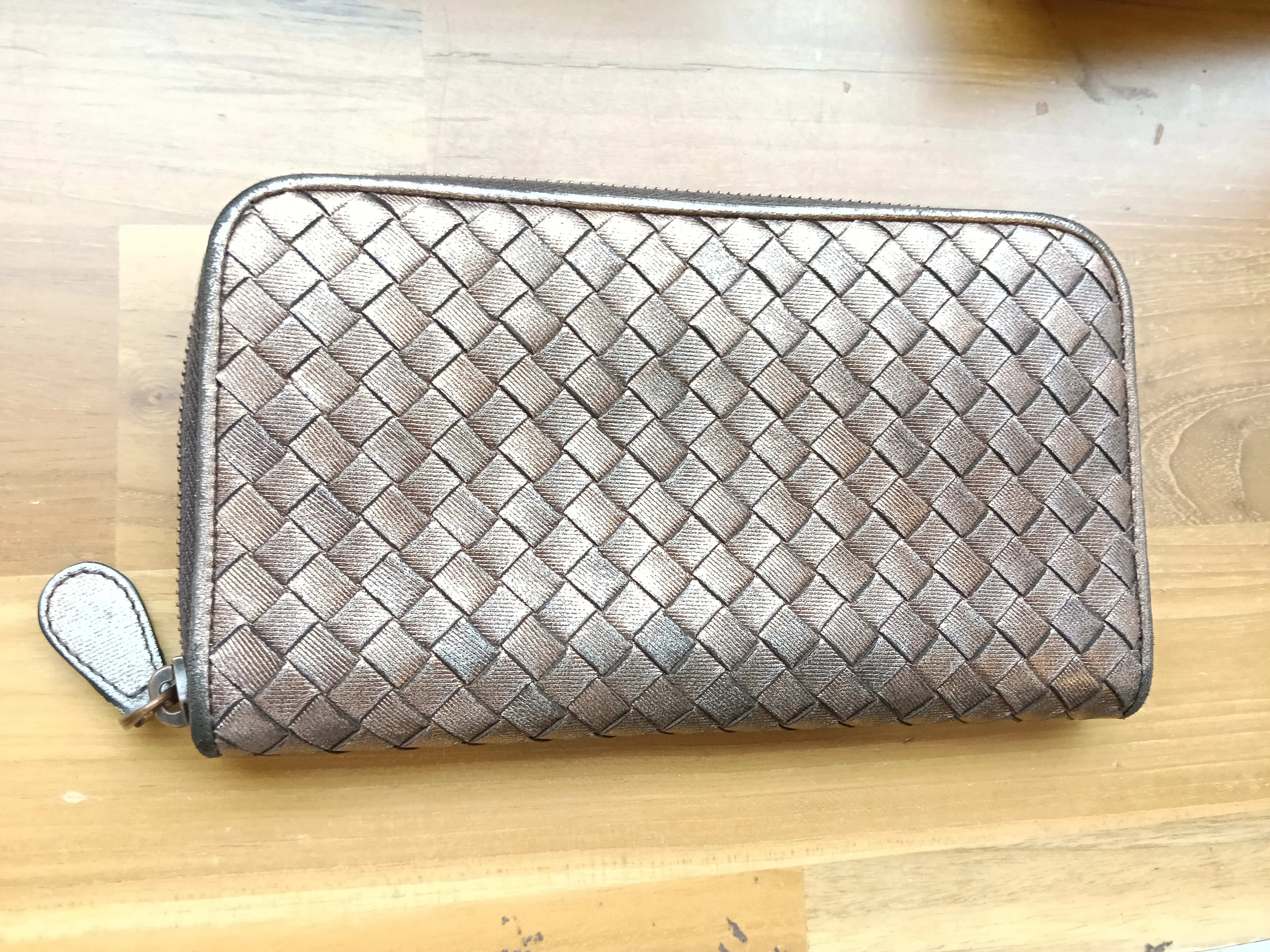 Bottega Veneta Intrecciato Zip Around Wallet - Image 5