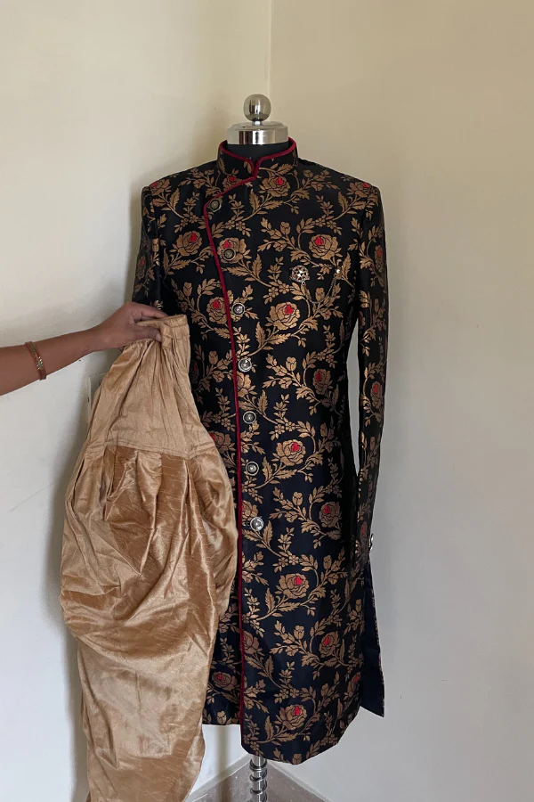 brocade sherwani - Image 3