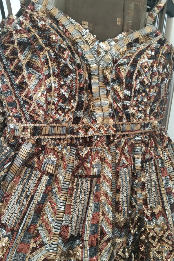 Bronze Glamour Lehenga - Image 5