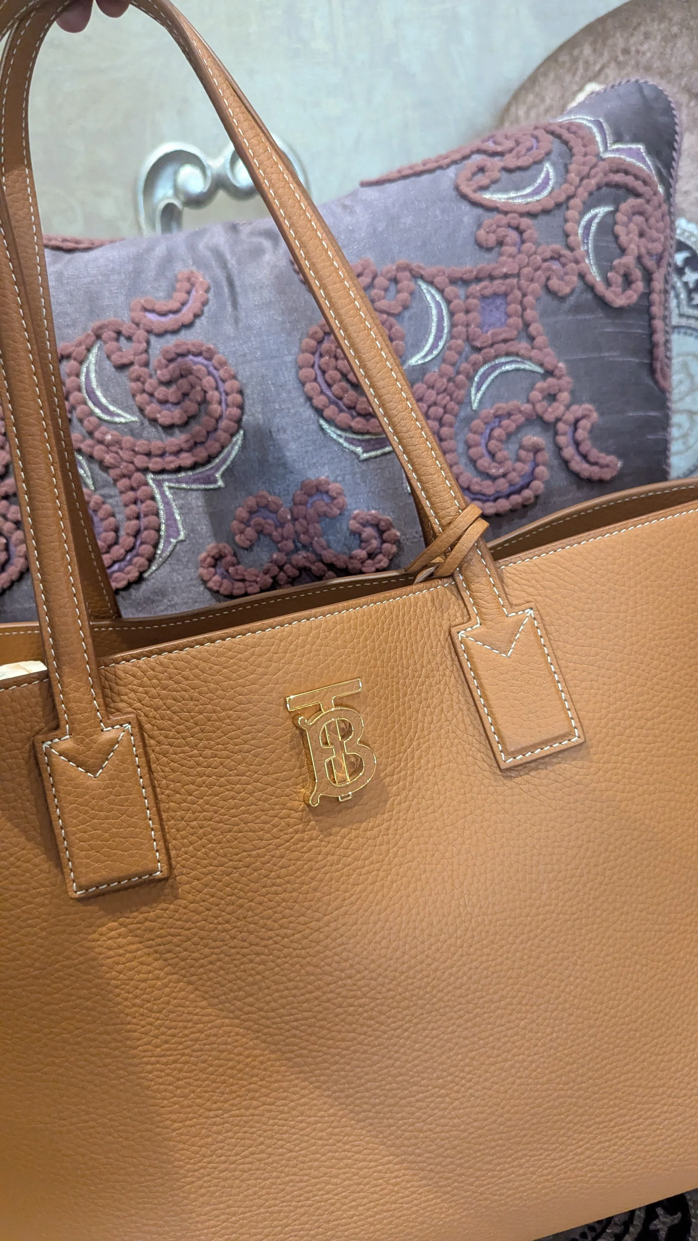 Burberry TB Monogram Tote - Image 4