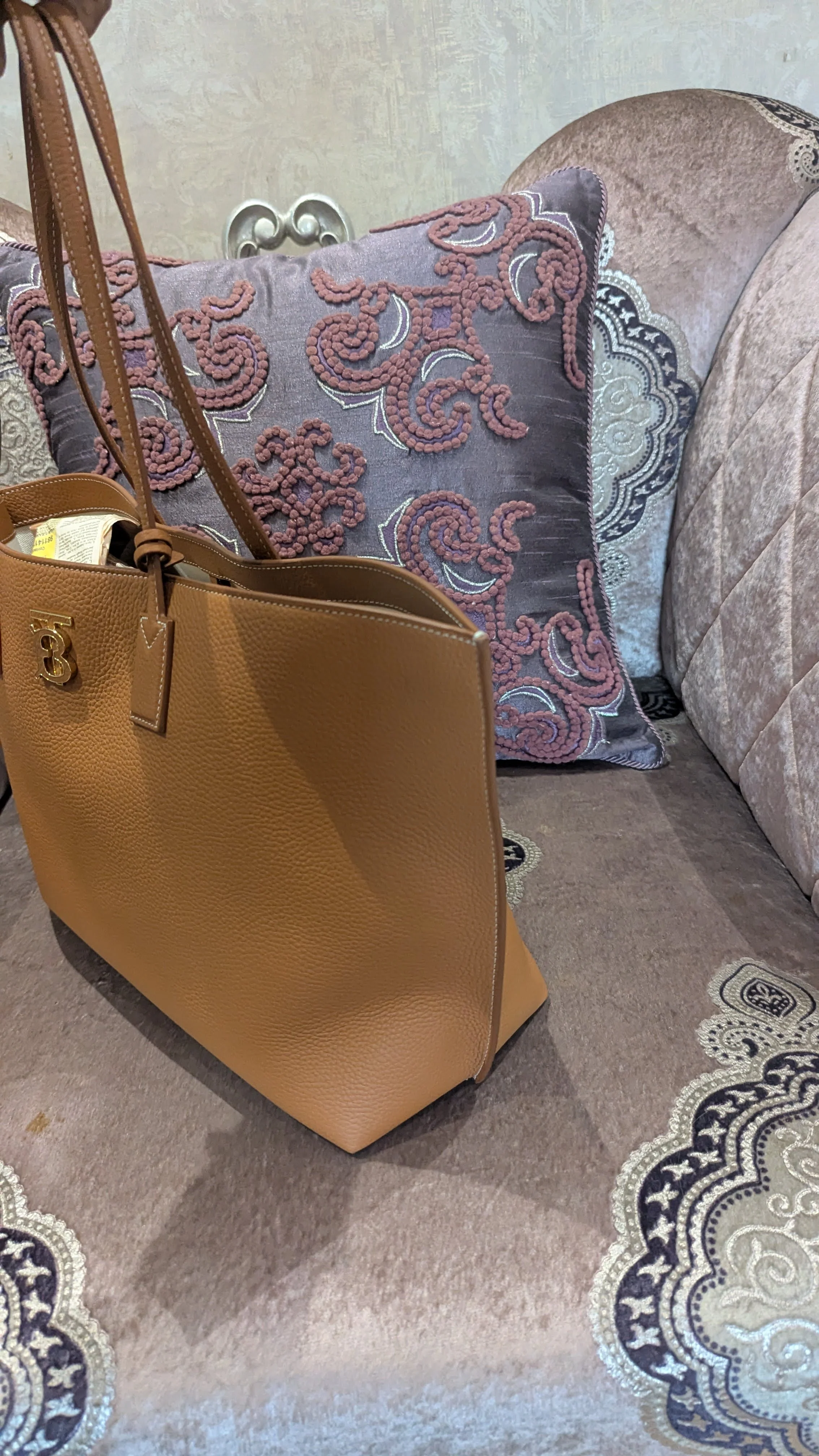 Burberry TB Monogram Tote - Image 5