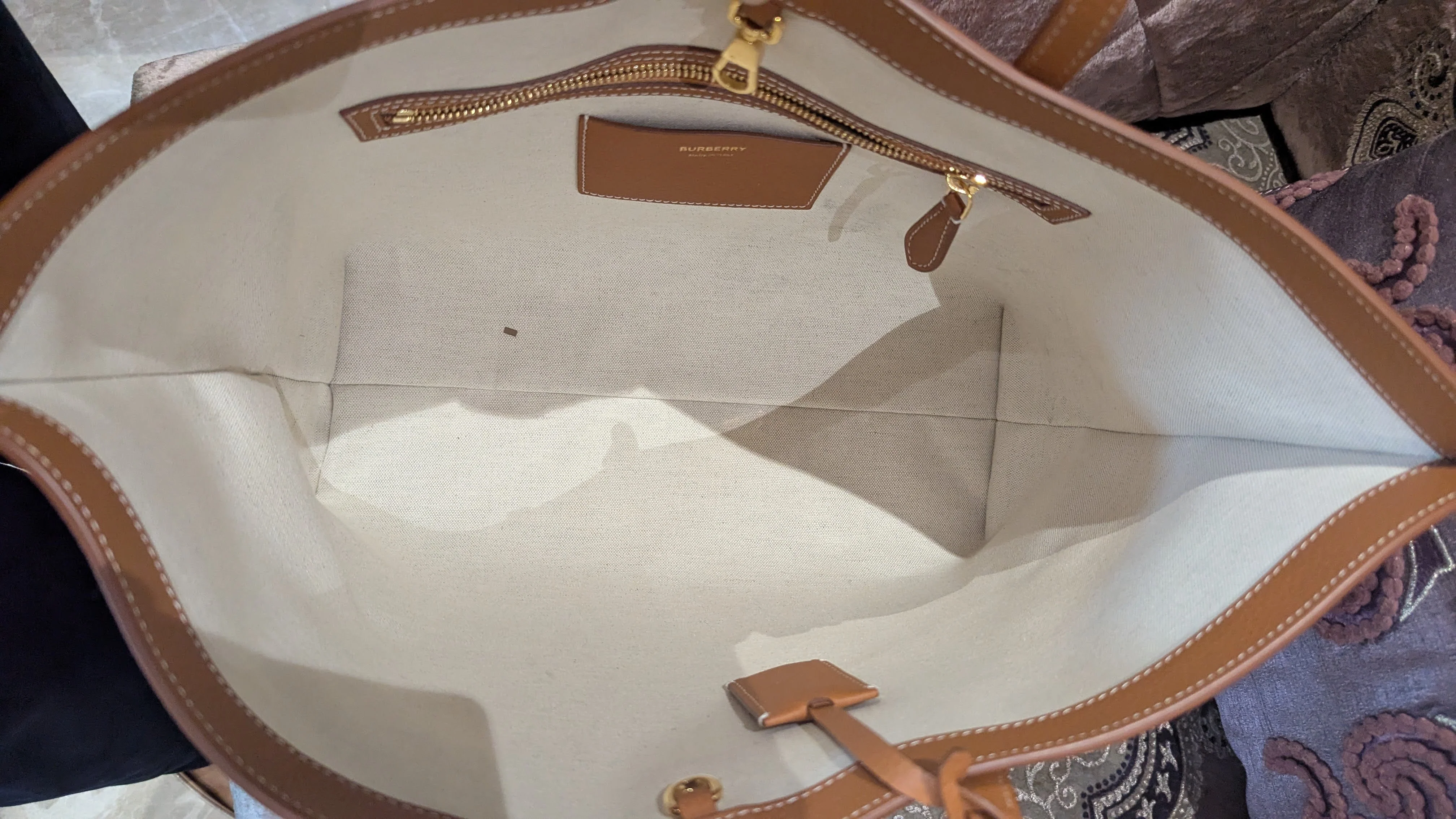 Burberry TB Monogram Tote - Image 8