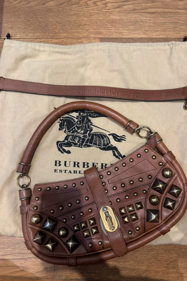 Burberry Vintage Cadet Studded Sling Bag - Image 4