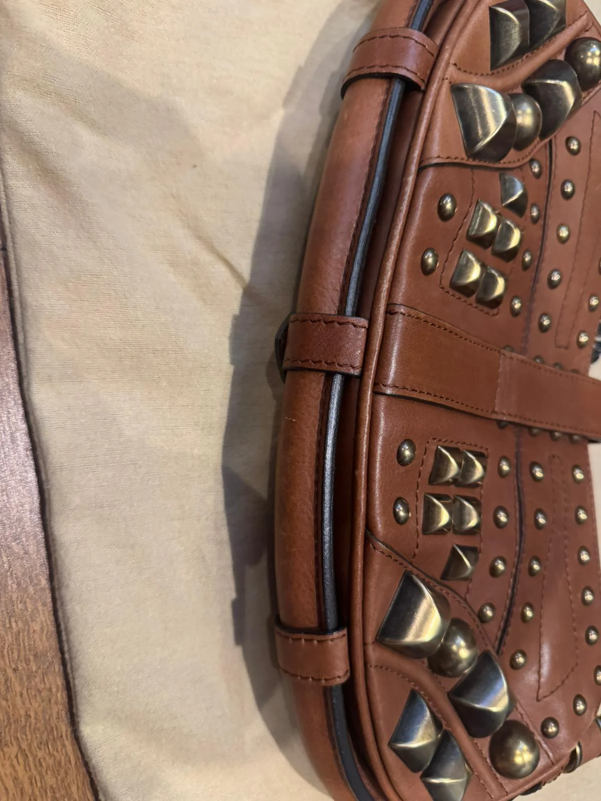 Burberry Vintage Cadet Studded Sling Bag - Image 6