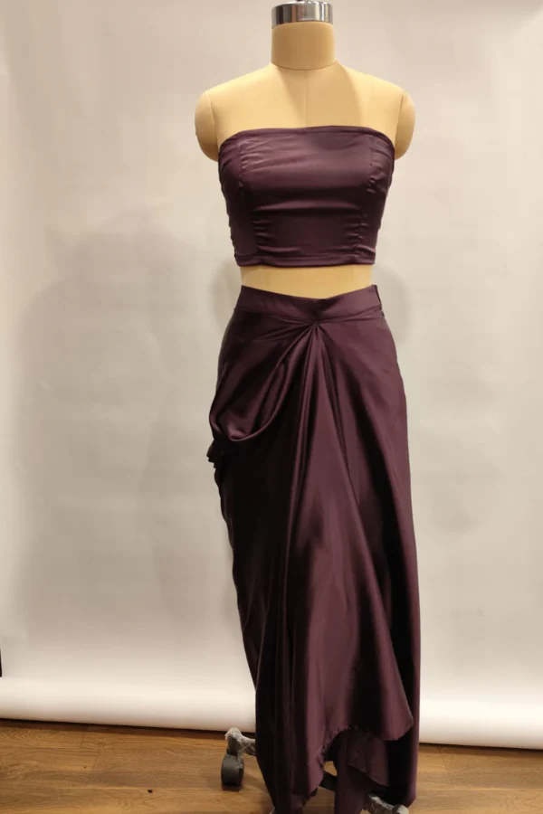 Cascade One Shoulder Cape set - Image 4