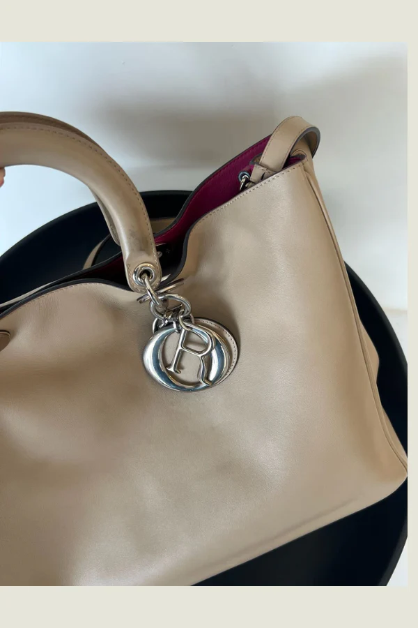 Christian Dior Diorissimo Large Leather Tote - Image 2