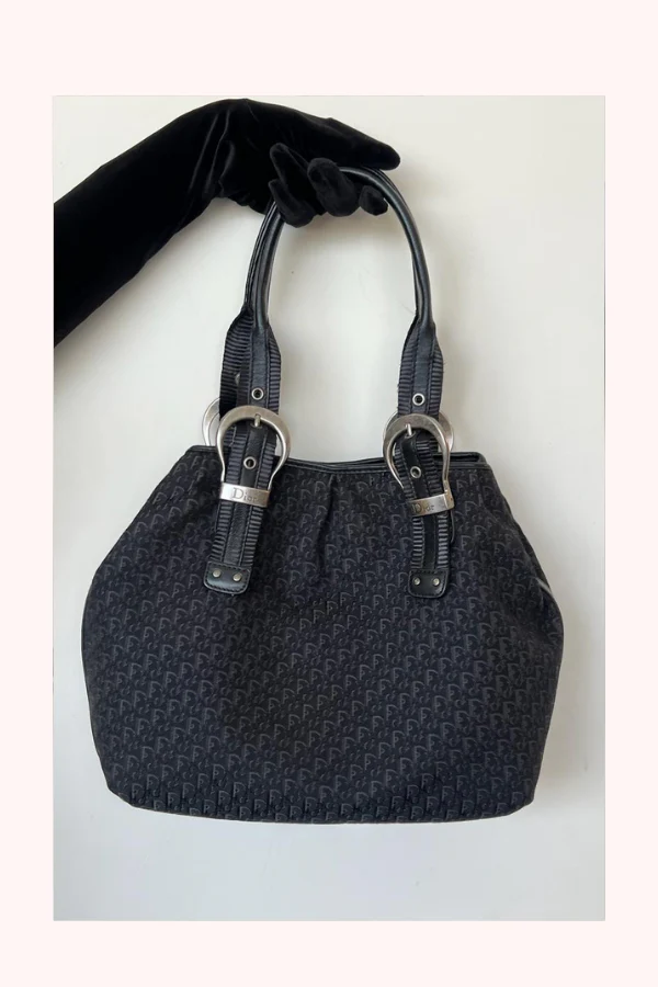 Christian Dior Diorissimo Trotter Canvas Tote