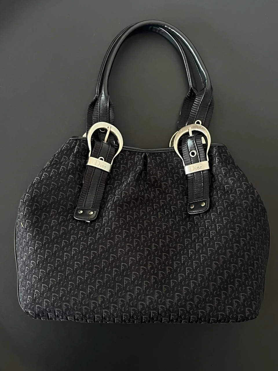 Christian Dior Diorissimo Trotter Canvas Tote - Image 12