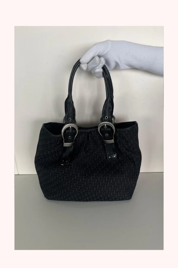 Christian Dior Diorissimo Trotter Canvas Tote - Image 4