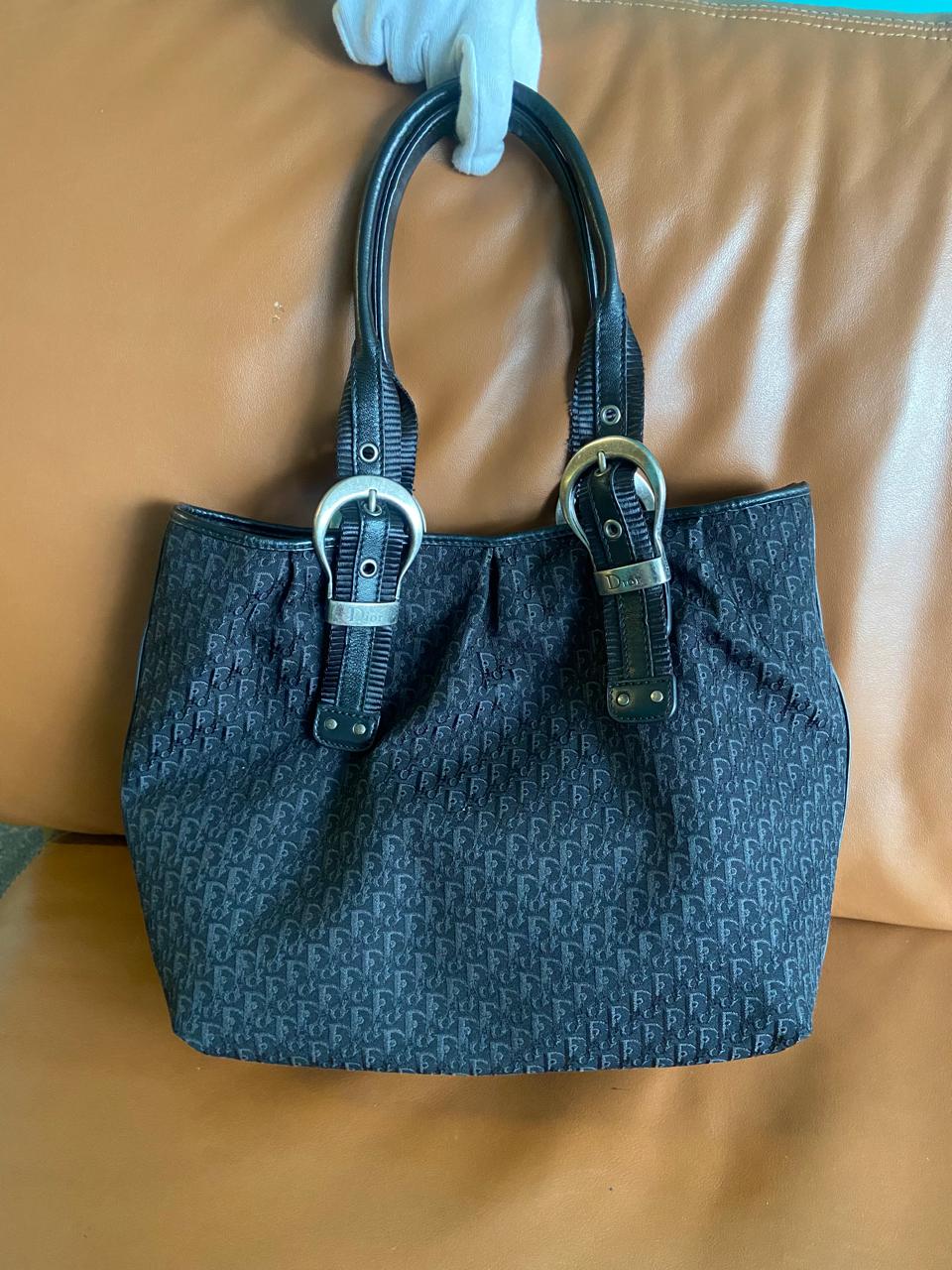 Christian Dior Diorissimo Trotter Canvas Tote - Image 5
