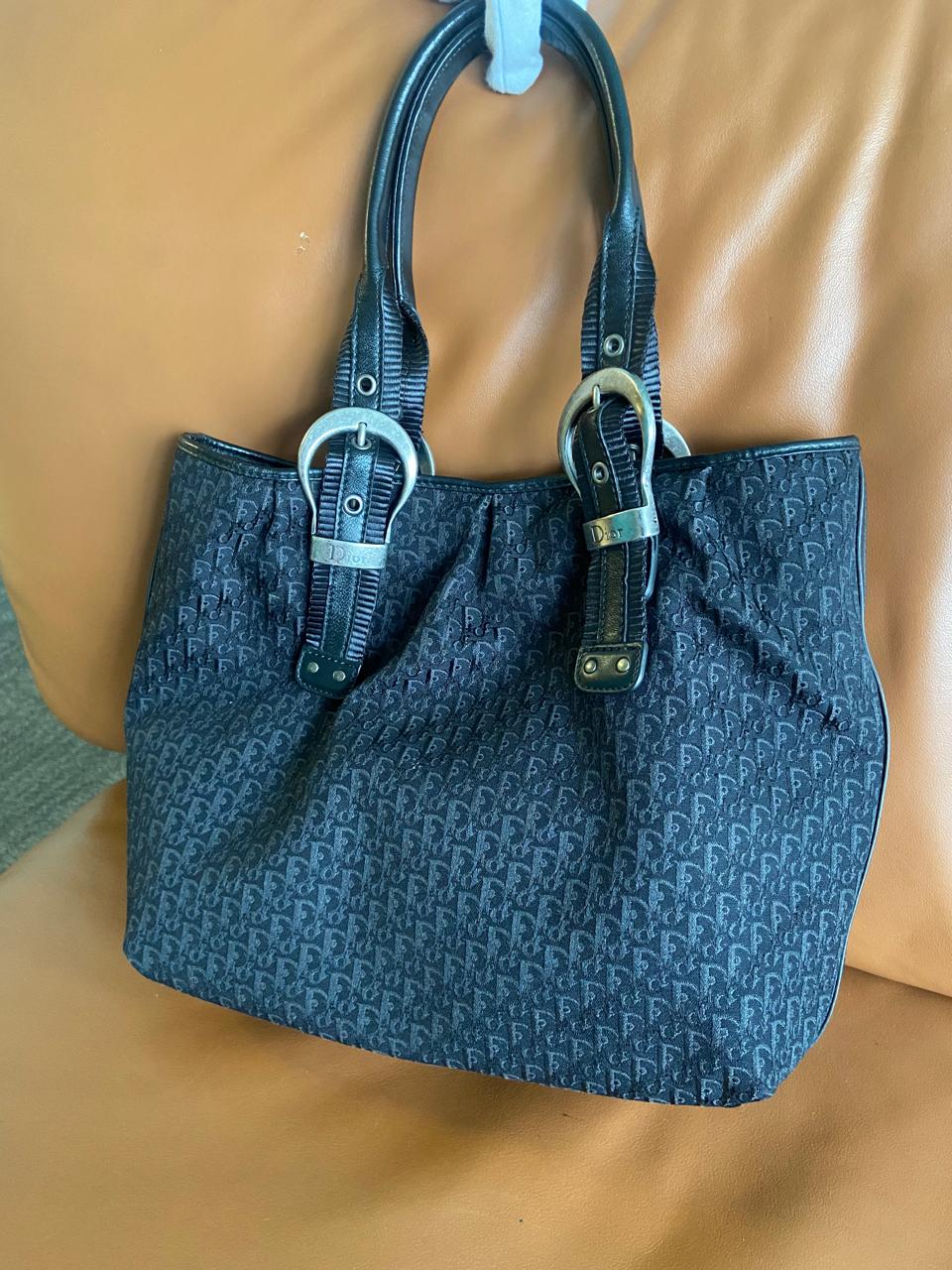 Christian Dior Diorissimo Trotter Canvas Tote - Image 6