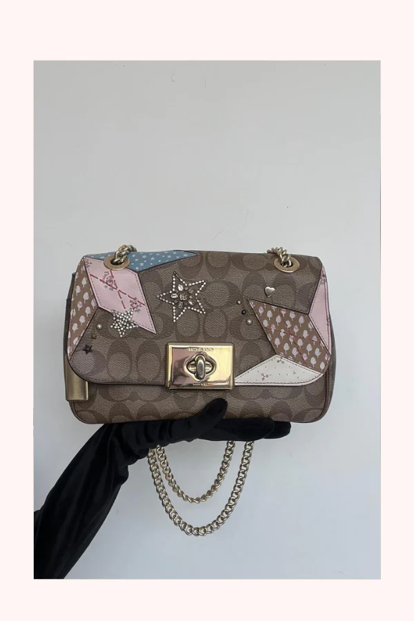 Coach Cassidy Embellished Shoulder Bag