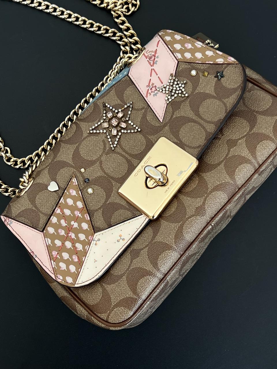 Coach Cassidy Embellished Shoulder Bag - Image 4