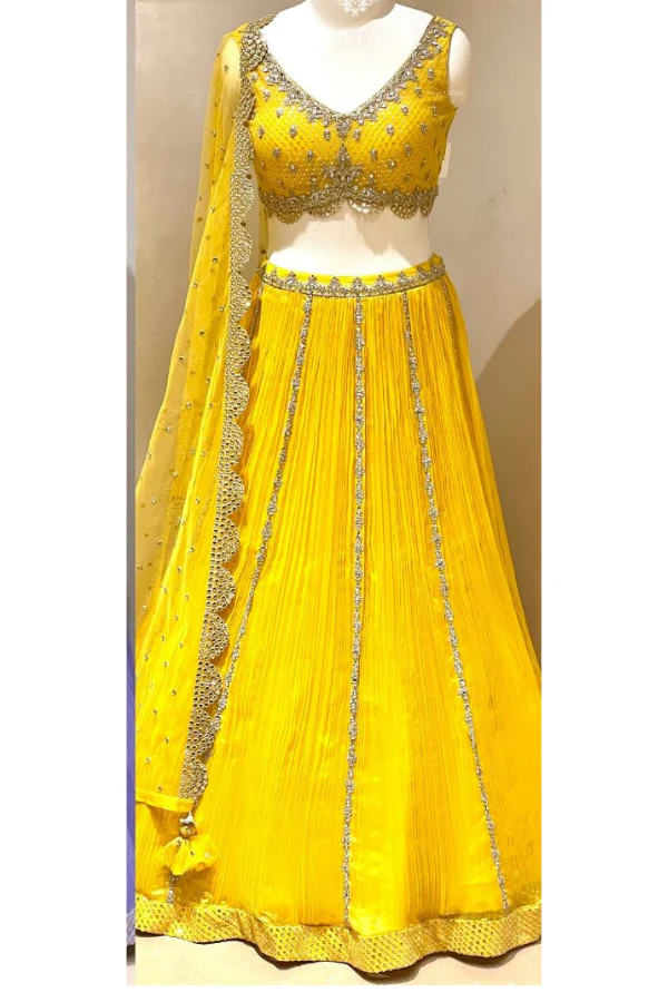 Yellow lehenga set