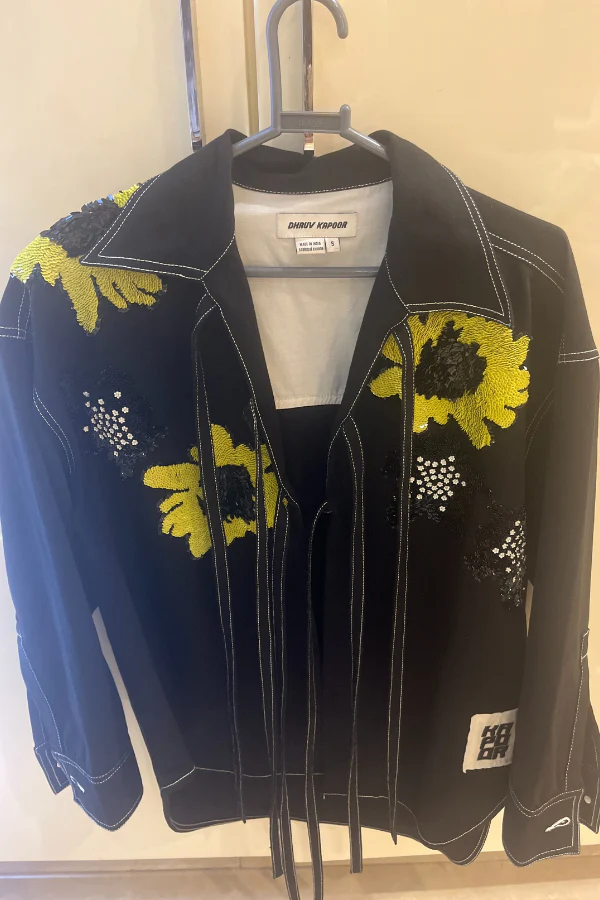 Dhruv kapoor Denim oversized jacket shirt - Image 2