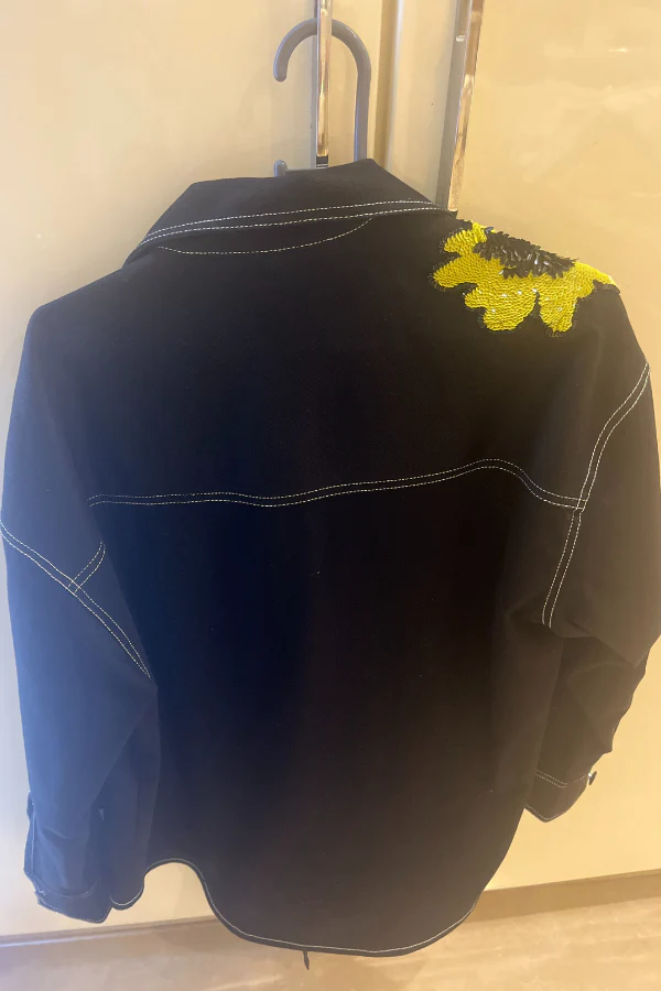 Dhruv kapoor Denim oversized jacket shirt - Image 4