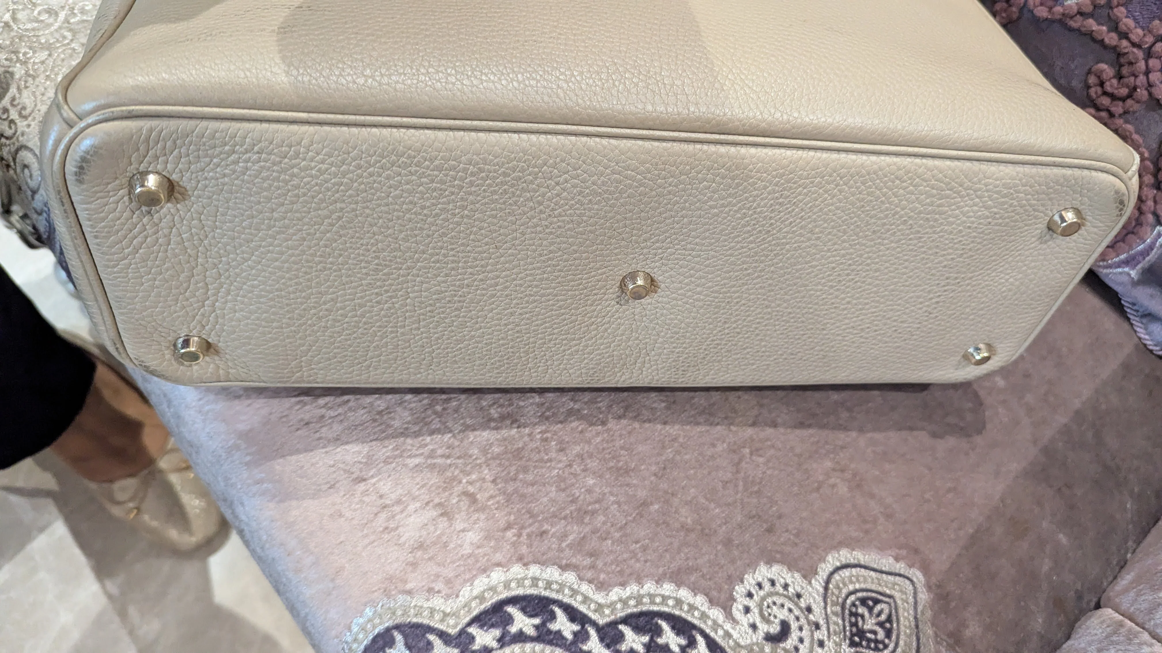 Christian Dior Leather Medium Diorissimo Shopper Tote - Image 7
