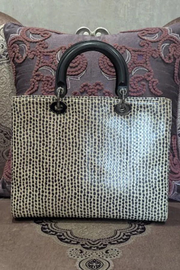 Dior Python Lady Dior Bag - Image 3