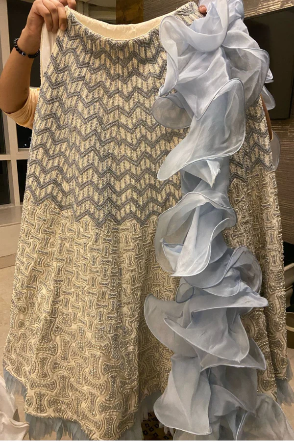 Disha Patil Ice blue lehenga set - Image 2