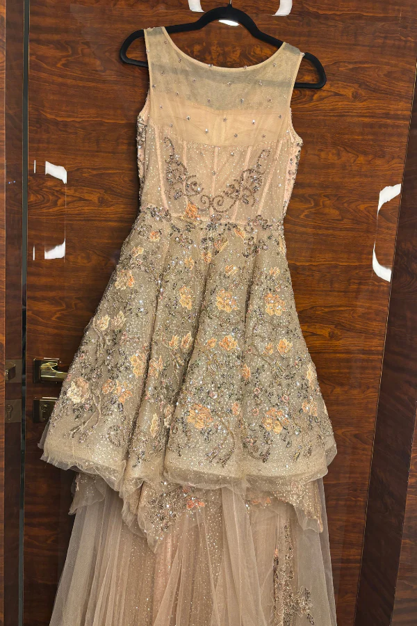 Dolly J pink embroidered gown - Image 2