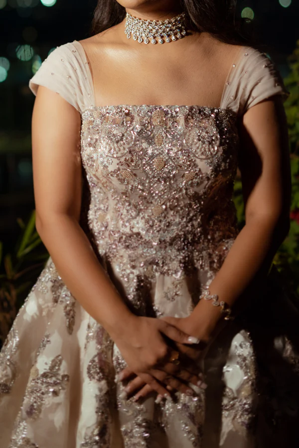 Dolly J Beige Gown - Image 3
