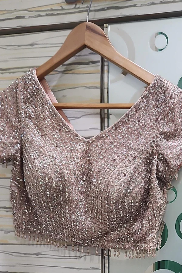 Dolly J blush pink embellished lehenga - Image 2