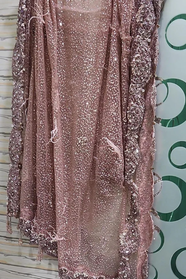 Dolly J blush pink embellished lehenga - Image 3