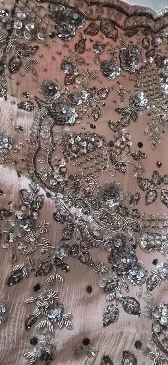 Dolly J Blush Pink Embellished Lehenga Set - Image 7