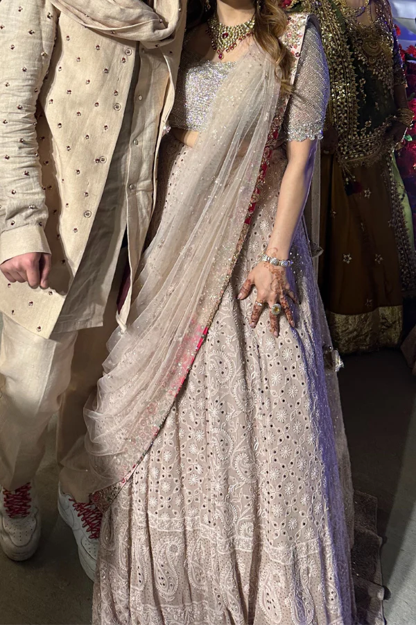 Dolly J chikankari embroidered lehenga set