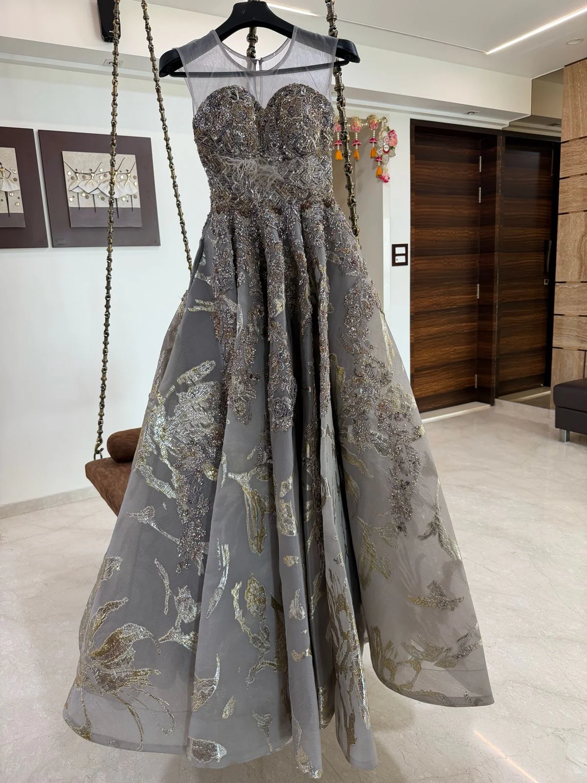 Dolly J Embellished Ball Gown - Image 5