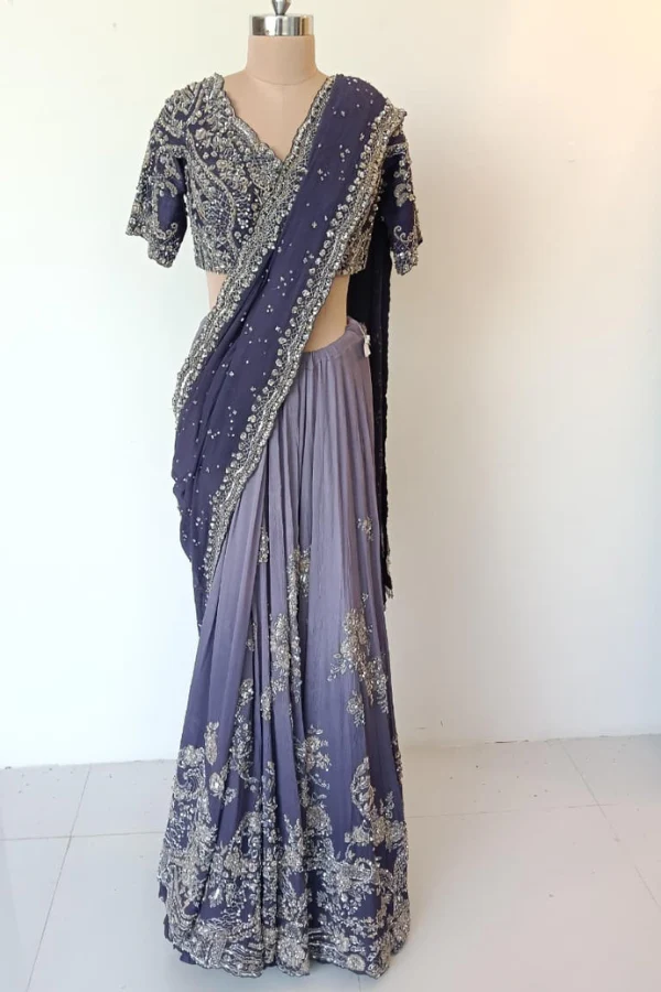 Dolly J Embellished Saree Set - Image 2