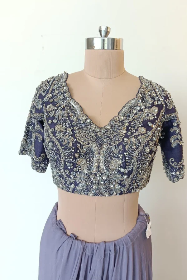 Dolly J Embellished Saree Set - Image 4