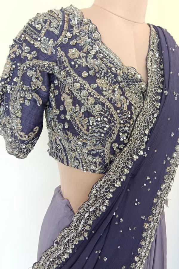 Dolly J Embellished Saree Set - Image 6