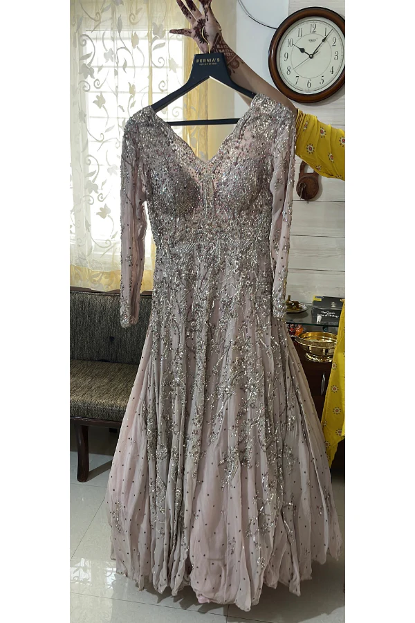 Dolly J ivory embellished gown - Image 4
