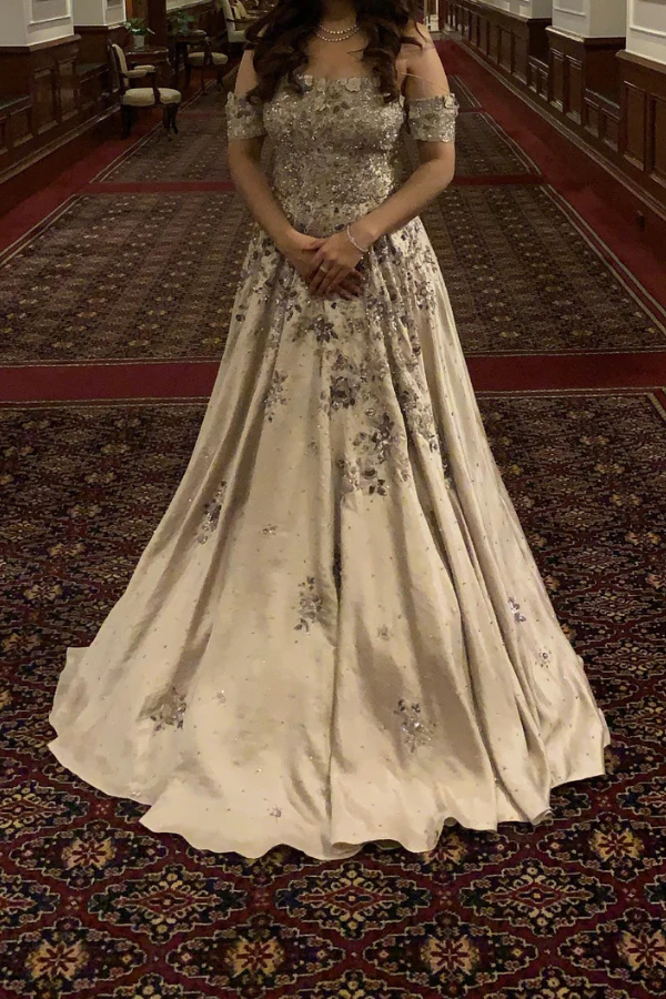 Dolly J Off-white embellished gown - Image 2