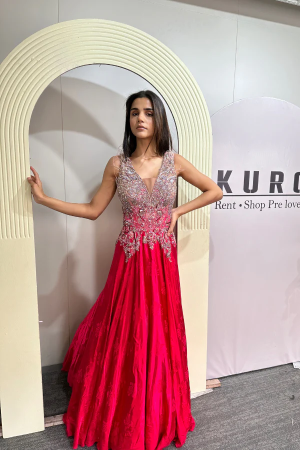 Dolly J Pink cocktail gown - Image 2