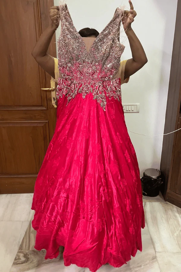 Dolly J Pink cocktail gown - Image 4
