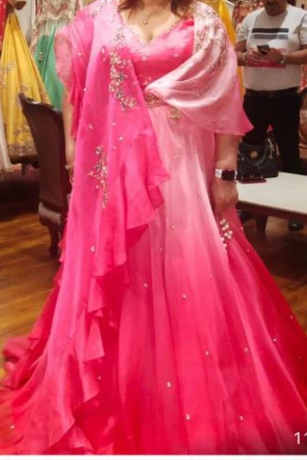 Dolly J Pink Lehenga Set - Image 2