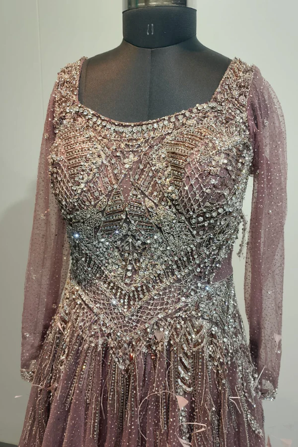 Dolly j Purple tulle gown - Image 3
