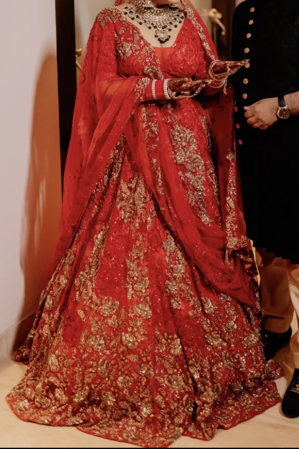 Dolly J Red Bridal Lehenga