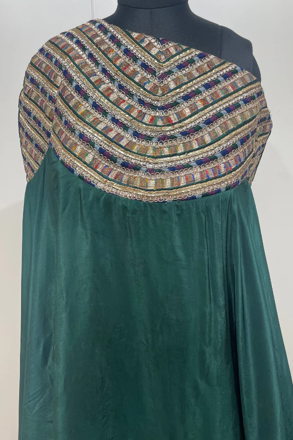 Rishi & Vibhuti Drape one shoulder lehenga set - Image 4