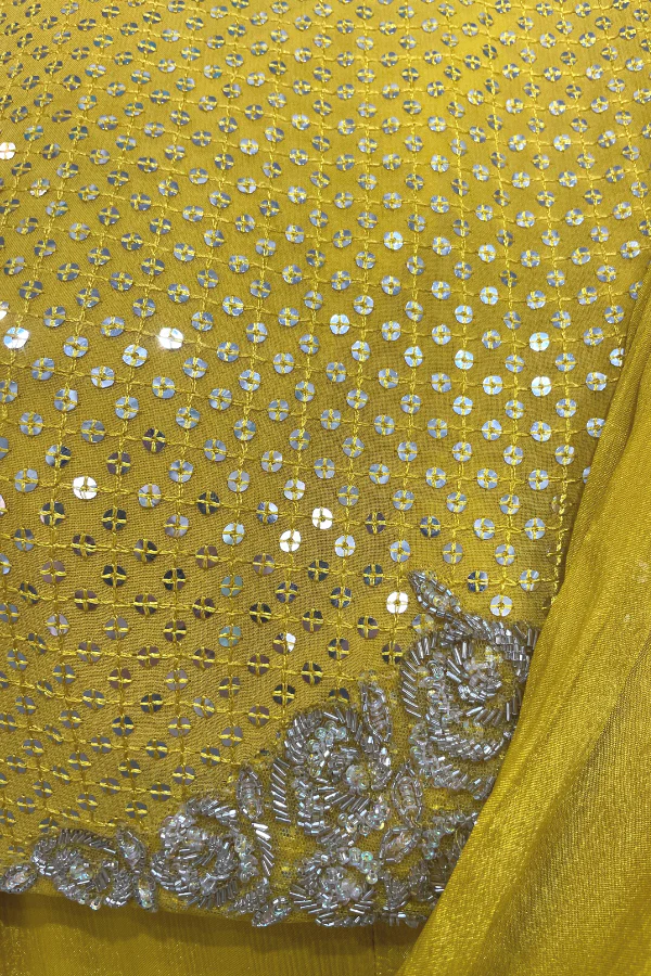 belted drape sharara set - Image 4