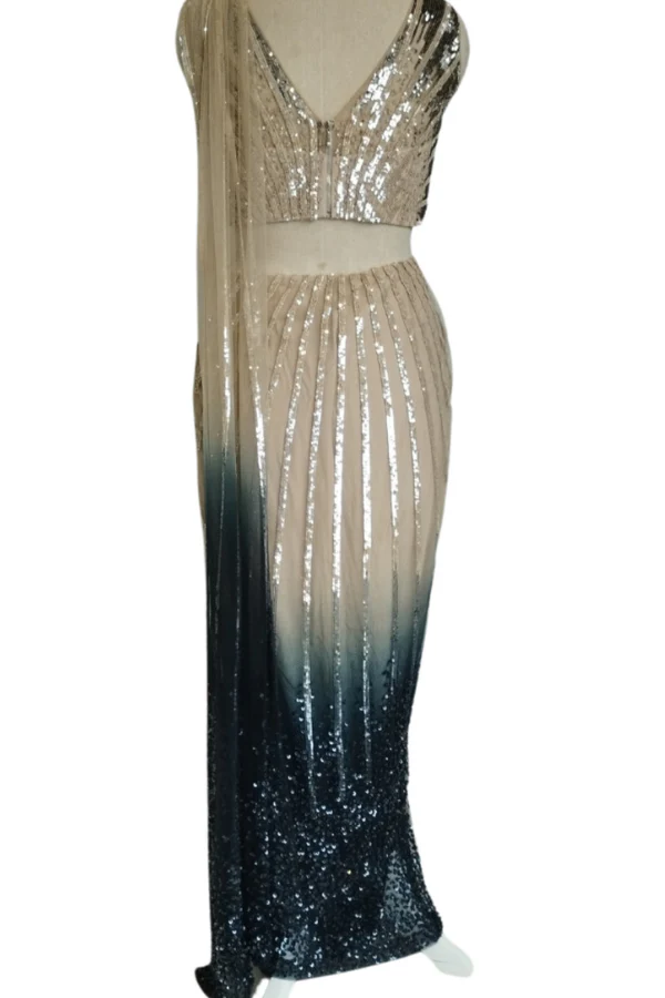 Embellished Saree gown - Image 10