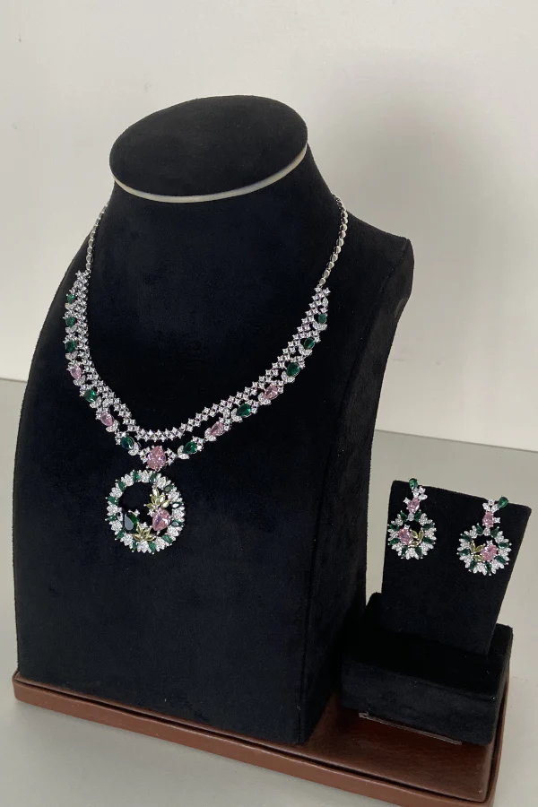 Emerald necklace set - Image 2