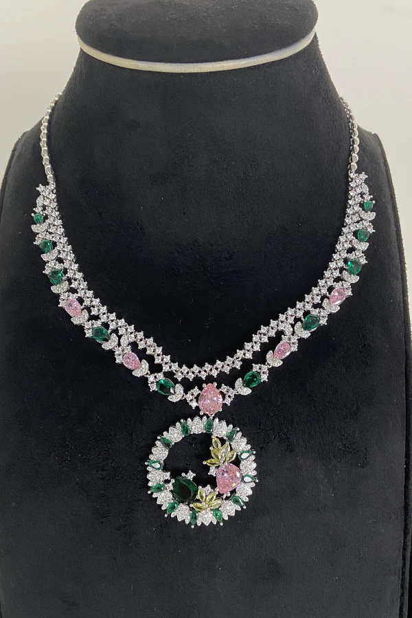 Emerald necklace set - Image 3