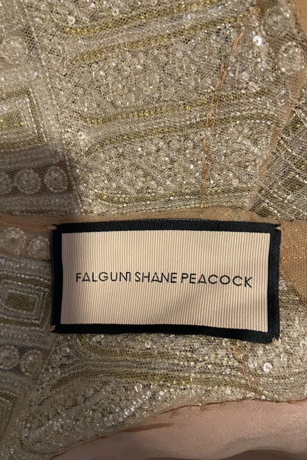 Falguni Shane peacock beige lehenga - Image 5