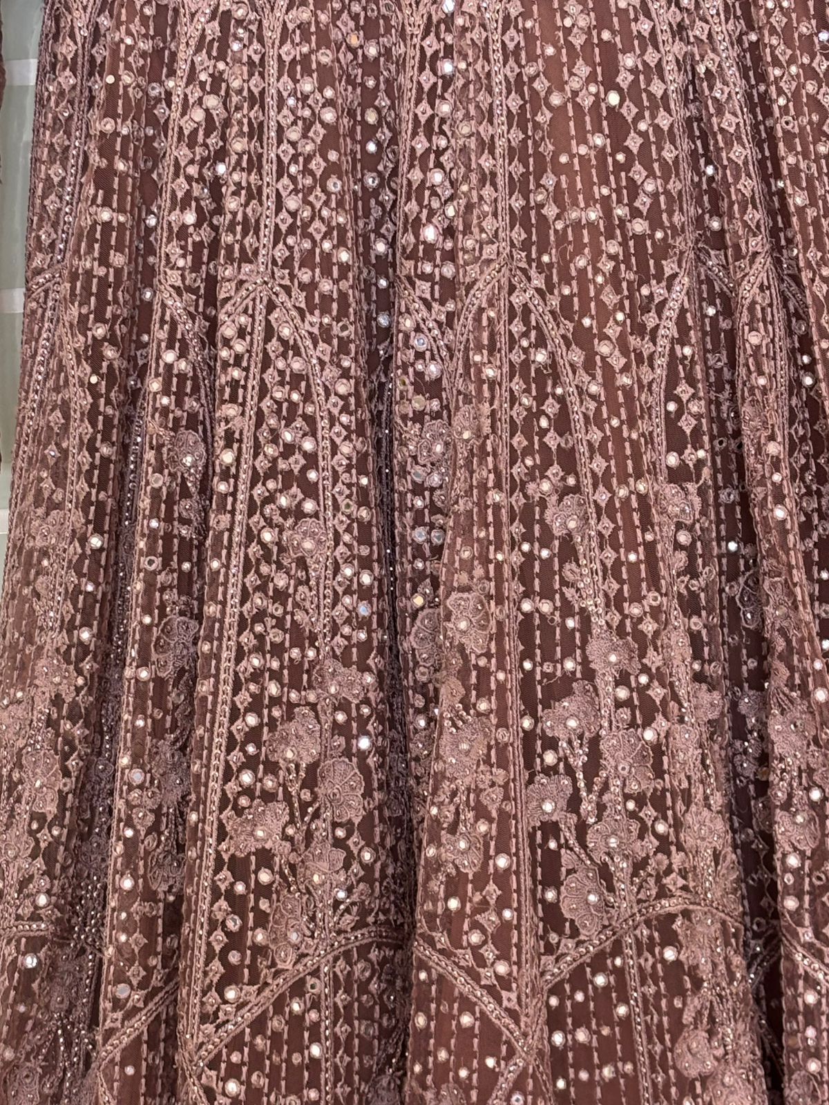 Falguni Shane Peacock Embellished Anarkali Set - Image 6