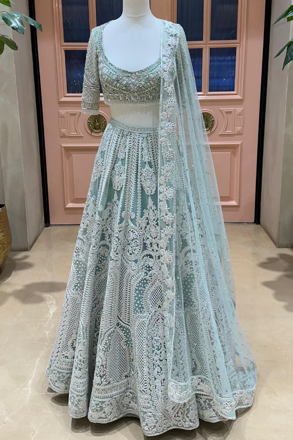 Falguni Shane Peacock Embellished Lehenga Set