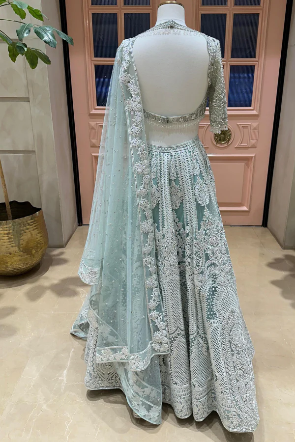 Falguni Shane Peacock Embellished Lehenga Set - Image 2
