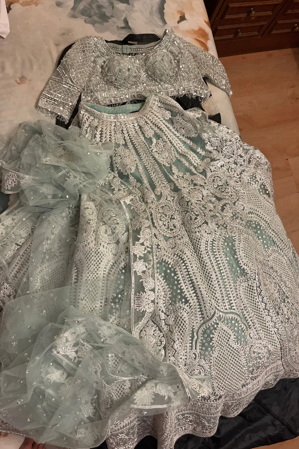 Falguni Shane Peacock Embellished Lehenga Set - Image 3